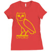 drake, ovoxo owl Ladies Fitted T-Shirt