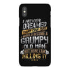 i never dreamed that one day i'd become a grumpy old man but iPhoneX Case