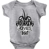Kraken Loves Boat Baby Bodysuit