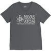 science tshirt never trust an atom V-Neck Tee