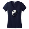 Astronaut Dog Women's V-Neck T-Shirt