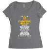 Camping Rules Women's Triblend Scoop T-shirt