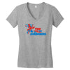 1970s retro tv show the new avengers Women's V-Neck T-Shirt