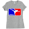 chunli nba style Ladies Fitted T-Shirt