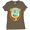 dogs bollocks beer label ideal birthday present or gift Ladies Fitted T-Shirt