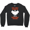 Halloween You Cant Scare Me Im A Preschool Teacher Crewneck Sweatshirt