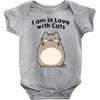 i am in love with cats Baby Bodysuit