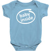 baby inside sticker vinyl decal Baby Onesie
