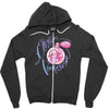 chicken permission1 Zipper Hoodie