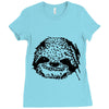 ask me why i'm lazy sloth! Ladies Fitted T-Shirt