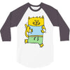 meow is running 3/4 Sleeve Shirt