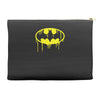 batman dying bleeding logo Accessory Pouches