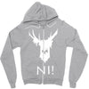 knights who say ni Zipper Hoodie