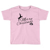 merry christmas flower Toddler T-shirt