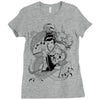 japanese dragon Ladies Fitted T-Shirt