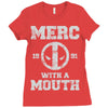 merc with a mouth Ladies Fitted T-Shirt
