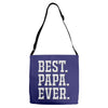 best papa ever Adjustable Strap Totes