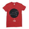 Leo Zodiac Sign Minimal Design Ladies Fitted T-Shirt