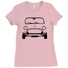 simple mini   car t shirt Ladies Fitted T-Shirt