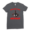 gaming hold and play Ladies Fitted T-Shirt