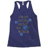 IT'S NOT DRINKING ALONE IF THE DOG IS HOME! Racerback Tank