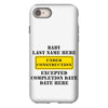 Under Construction Personalize Baby iPhone 8