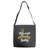 kings are born in july Adjustable Strap Totes