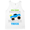 monster truck shirt for boys toddlers Tank Top