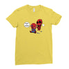 unicorn spidey Ladies Fitted T-Shirt
