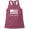 i don't kneel Racerback Tank