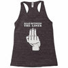 read between the lines Racerback Tank