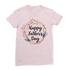 Happy Father's Day Ladies Fitted T-Shirt