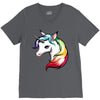 rainbow unicorn V-Neck Tee