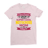 i never dreamed i'd grow up to be a super cool motocross mom but here Ladies Fitted T-Shirt