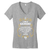 i am a gemini Women's V-Neck T-Shirt