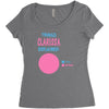 clarissa explained nothing Women's Triblend Scoop T-shirt