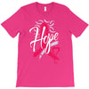 breast cancer awareness hope ribbon heart T-Shirt