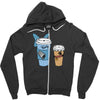 think of a wonderful thought Zipper Hoodie