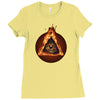 the all seeing eye Ladies Fitted T-Shirt