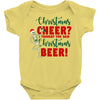 christmas cheer i thought you said christmas beer Baby Bodysuit