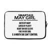 Smartass May Girl Laptop sleeve