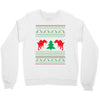 ugly sweater dinosour Crewneck Sweatshirt