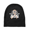 Careful I Already Kicked Cancer Ass Baby Beanies