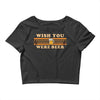 Wish You Were Beer Crop Top