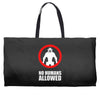 no humans allowed district 9 Weekender Totes