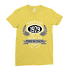 vintage quality without compromise 1979 aged to perfection Ladies Fitted T-Shirt