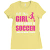 all this girl cares about is soccer and like maybe 3 people Ladies Fitted T-Shirt