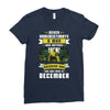 Never Underestimate A Man Who Watches Breaking Bad And Was Born in Ladies Fitted T-Shirt