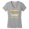 i'm a proud father in law Women's V-Neck T-Shirt