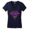 Have No Fear Grandma Is Here Women's V-Neck T-Shirt